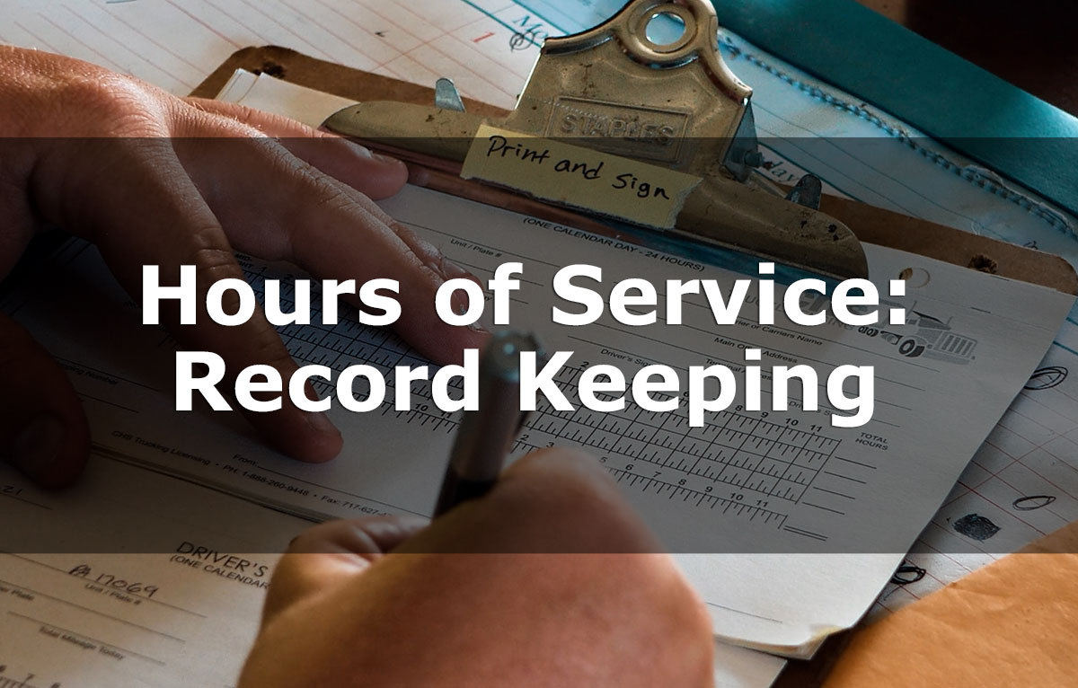 Hours of Service: Record Keeping