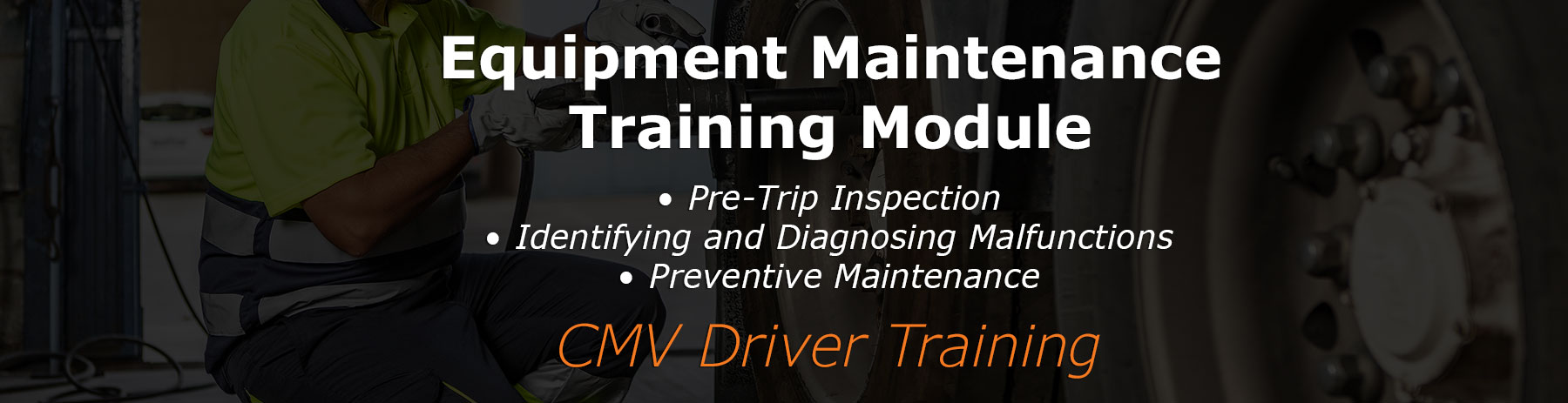 You are currently viewing Equipment Maintenance Training Module