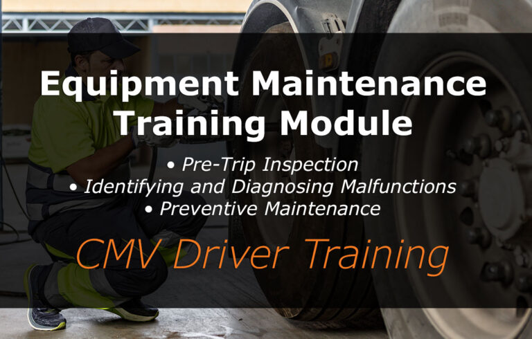 Equipment Maintenance Training Module - CNS Learning Hub