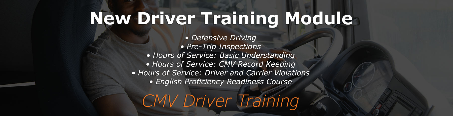You are currently viewing New Driver Training Module