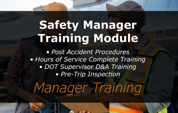Safety Manager Training Module | Online CMV Training | CNS Learning Hub