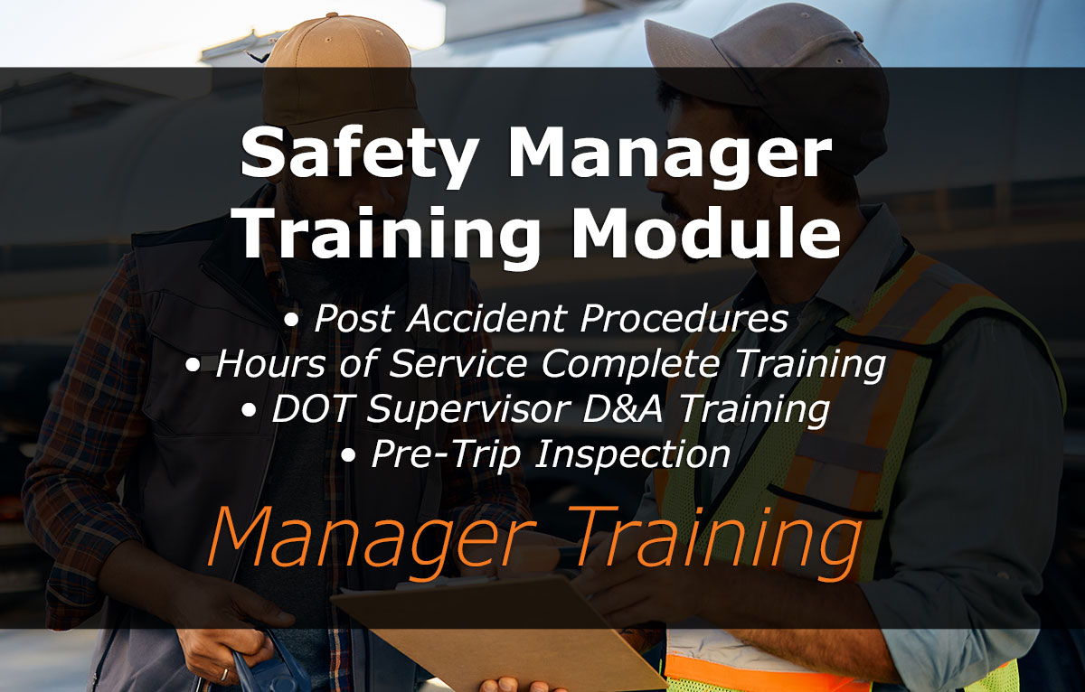 Safety Manager Training Module | Online CMV Training | CNS Learning Hub