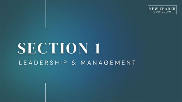 Leadership and Management | New Manager Training | CNS Learning Hub