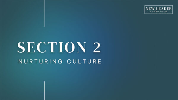 Nurturing Culture | New Manager Training | CNS Learning Hub