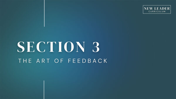 The Art of Feedback | New Manager Training | CNS Learning Hub